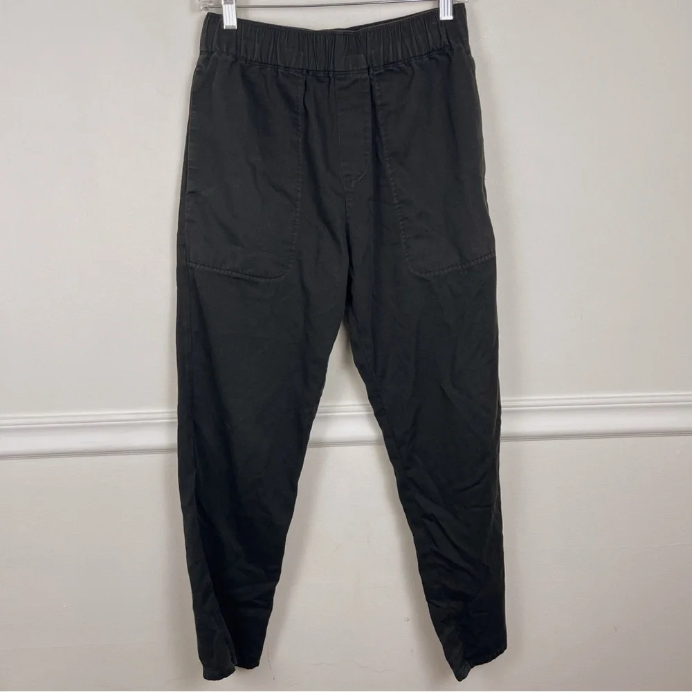 COS Women’s‎ Black Drawstring Slim Cotton Linen Pants Size XS